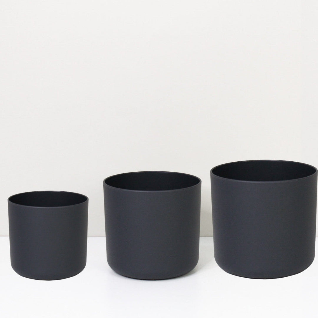 Kunststofftopf Set 1 - Anthrazit Foliage Dreams