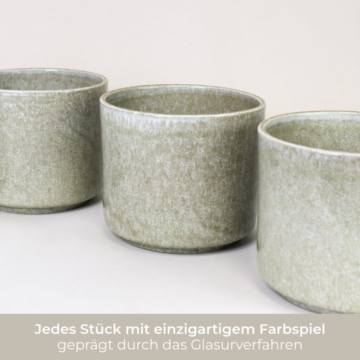 Übertopf Calma - Desert | Premium Shine Glaze Foliage Dreams