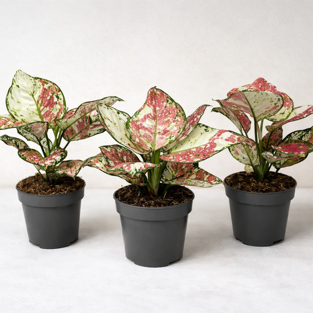 Aglaonema Jazzy Red Foliage Dreams