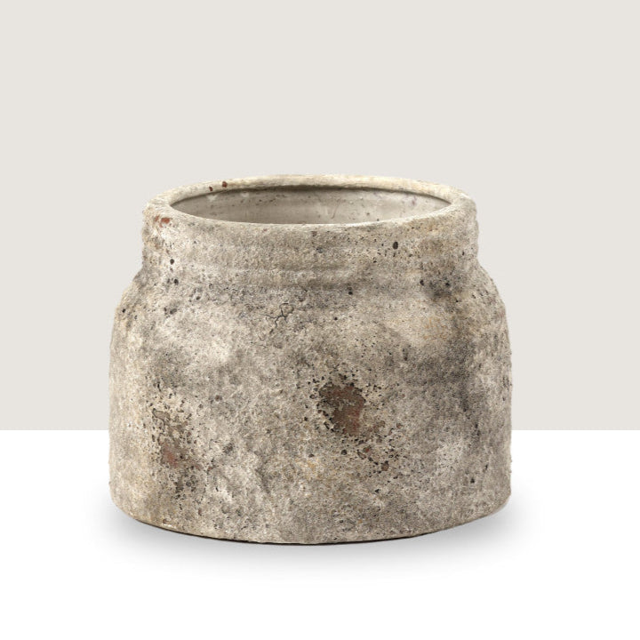 Übertopf Beige Rustic – Foliage Dreams