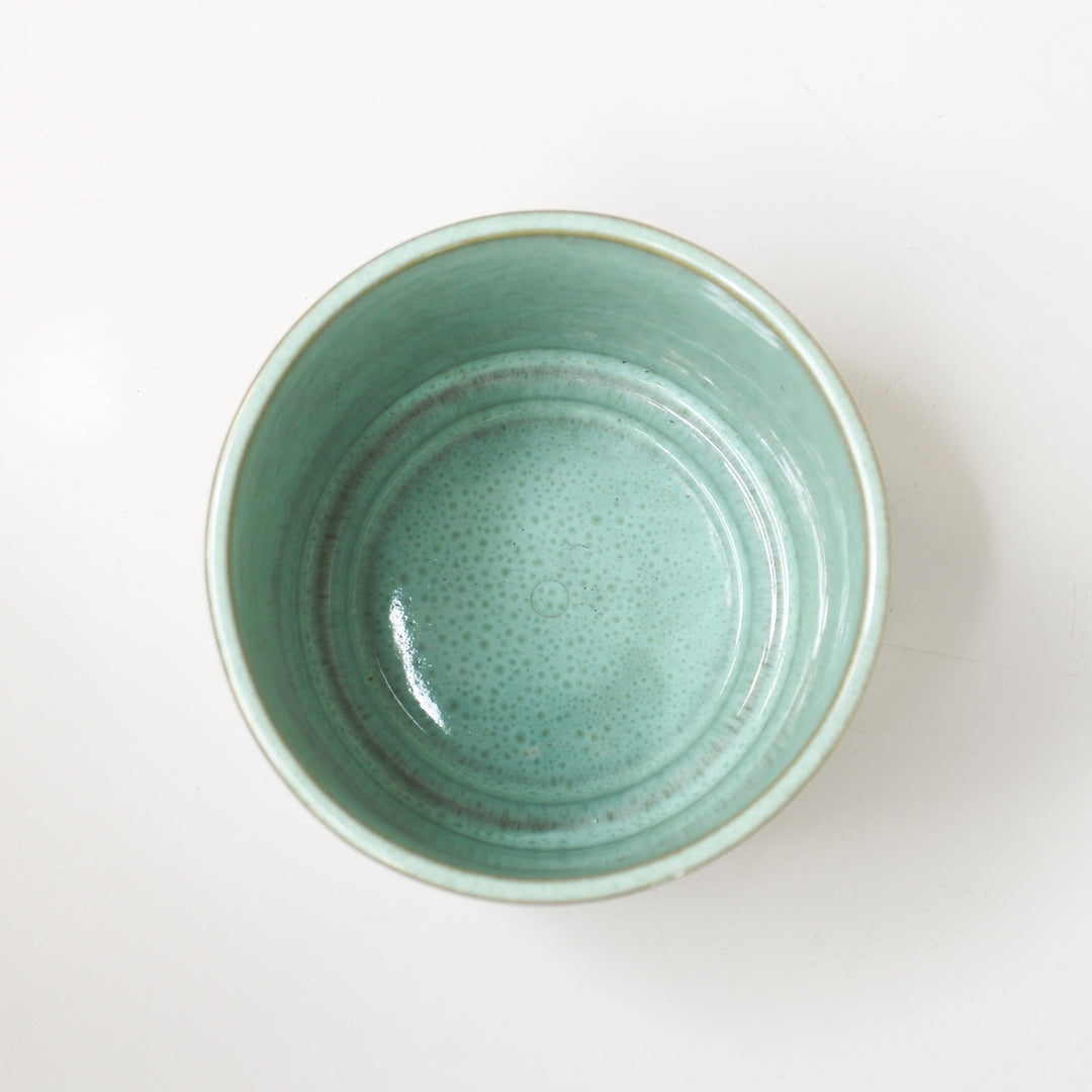 Übertopf Calma – Mint Serenity | Premium Shine Glaze Foliage Dreams