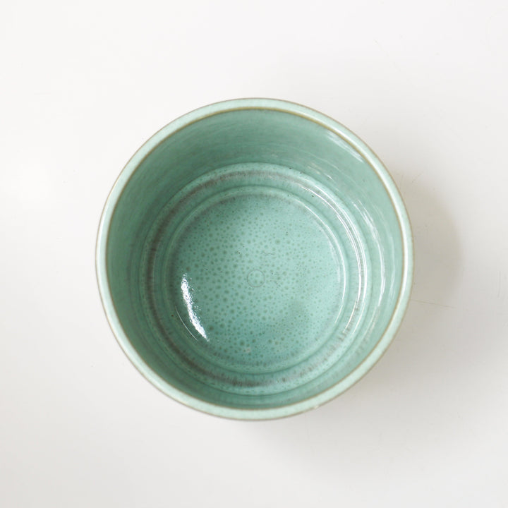 Übertopf Calma – Mint Serenity | Premium Shine Glaze Foliage Dreams