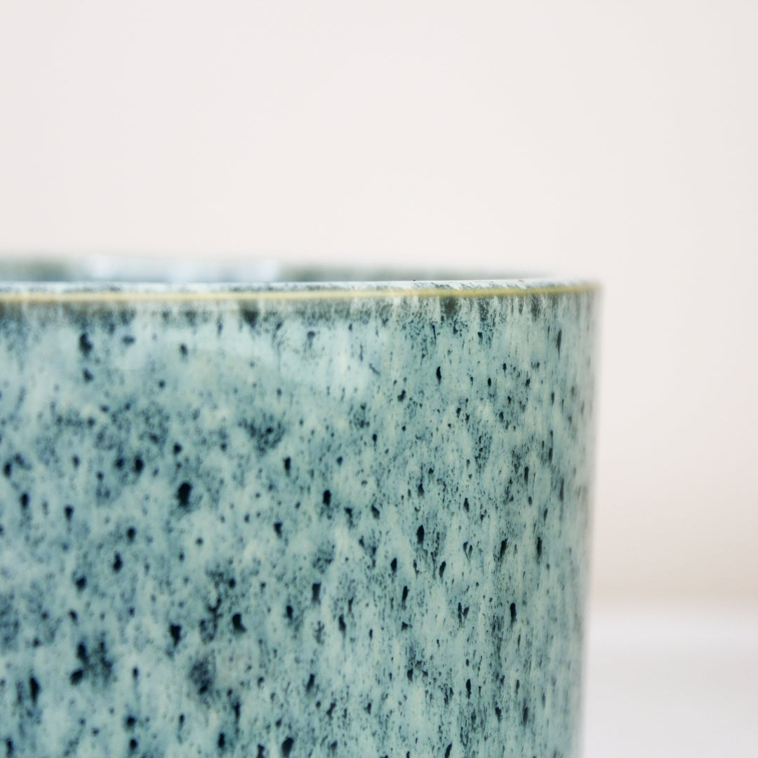 Übertopf Calma – Ocean Mist | Premium Shine Glaze Foliage Dreams