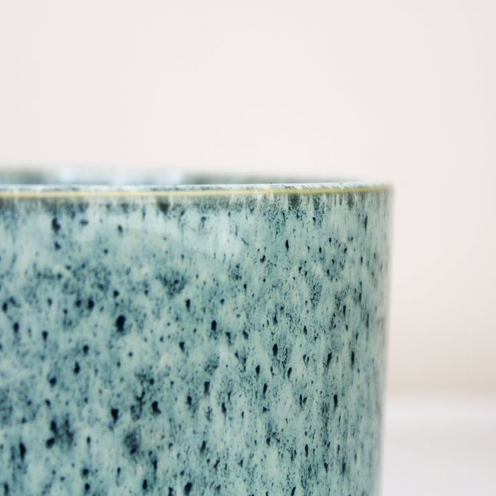 Übertopf Calma – Ocean Mist | Premium Shine Glaze Foliage Dreams