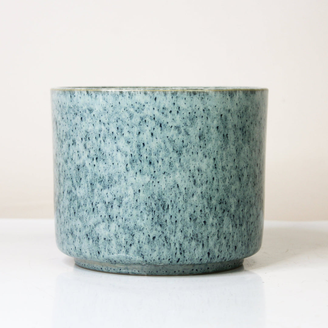 Übertopf Calma – Ocean Mist | Premium Shine Glaze Foliage Dreams