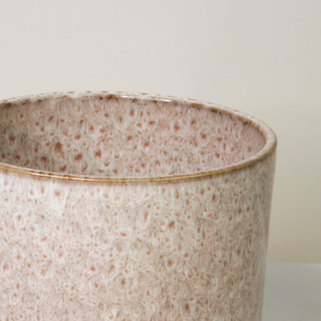 Übertopf Calma - Rose Dune | Premium Shine Glaze Foliage Dreams