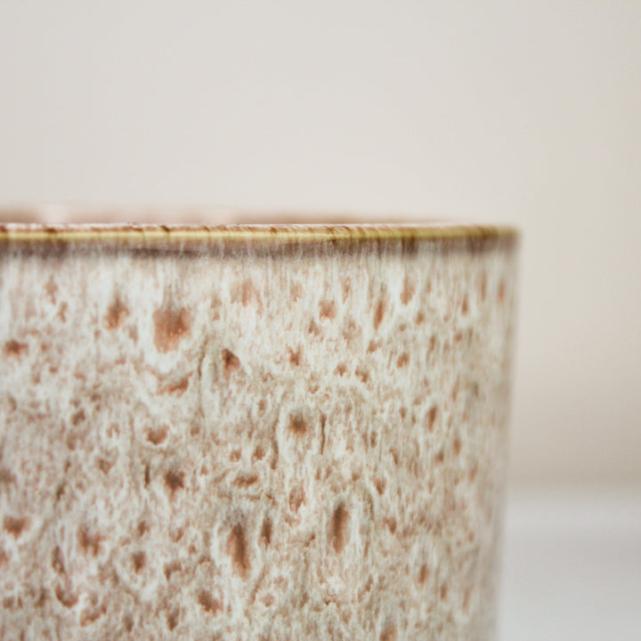 Übertopf Calma - Rose Dune | Premium Shine Glaze Foliage Dreams