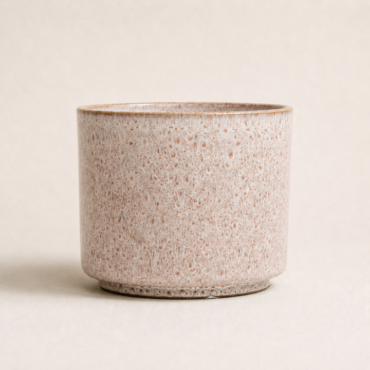 Übertopf Calma - Rose | Premium Shine Glaze Foliage Dreams