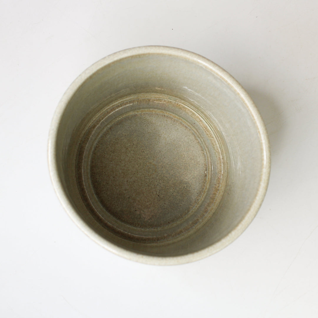 Übertopf Calma – Stone | Premium Shine Glaze Foliage Dreams