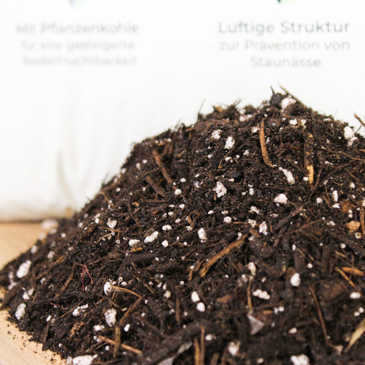 Produktbild von Bio Grünpflanzen Erde Mit Dünger | Premium Blumenerde | 🚚 's